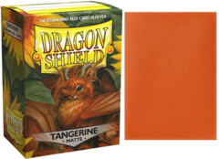 Dragon Shield Matte Standard-Size Sleeves -  Tangerine - 100ct